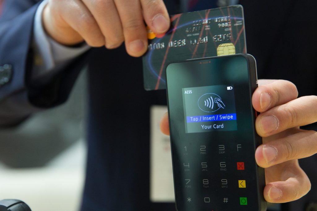 making a payment using credit card